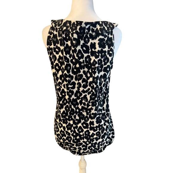 Chic Leopard Print Top by White House Black Market - Size S/M - Picture 4 of 5